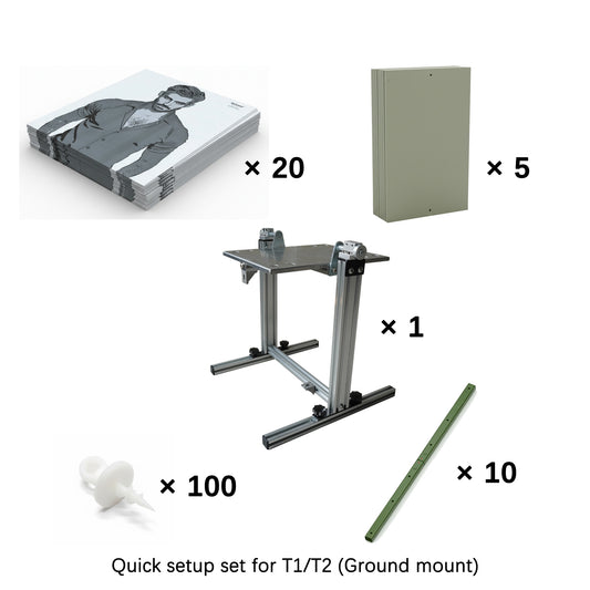Ground Mount Starter Set - T1/T2